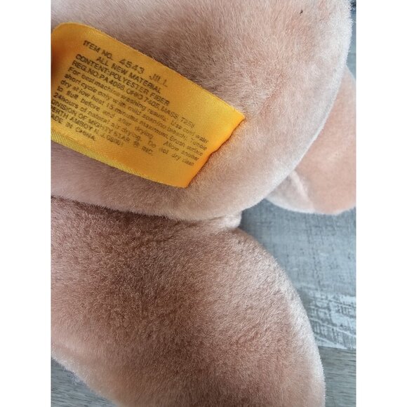 Vintage Rare Hard to Find 1994 Gold Label 24K Polar Puff 17" Pink Teddy Bear - Picture 11 of 12